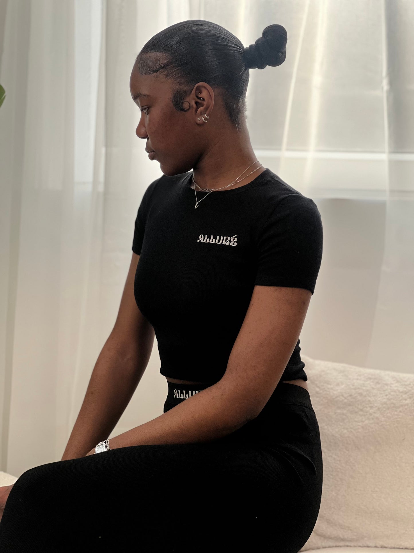 Black Serene Lounge Set