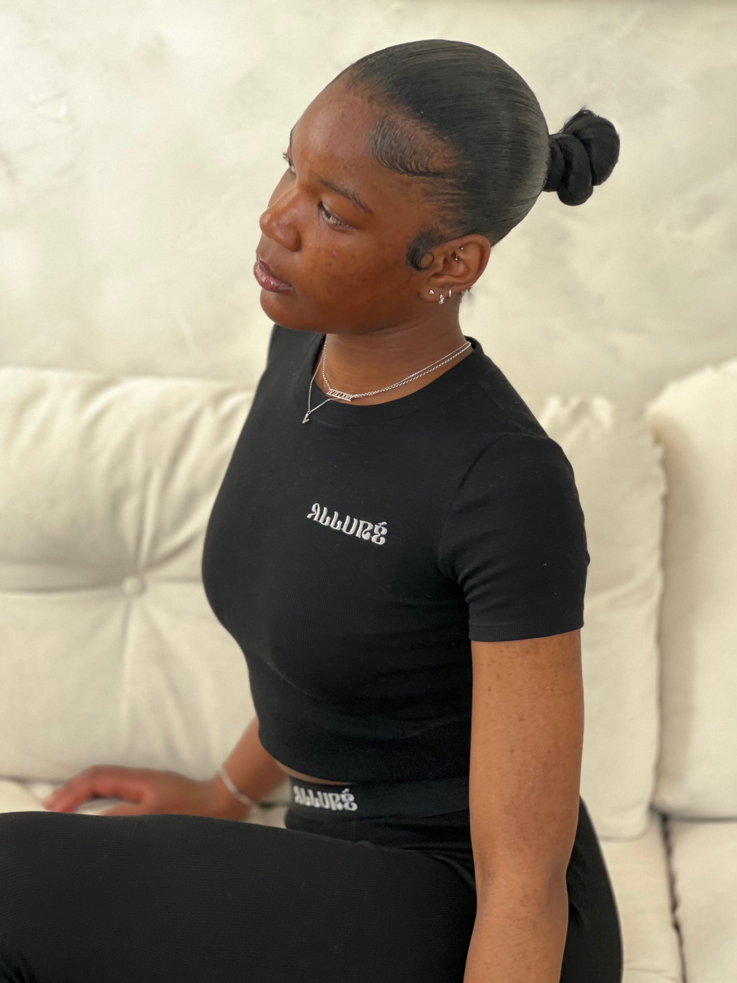 Black Serene Lounge Set