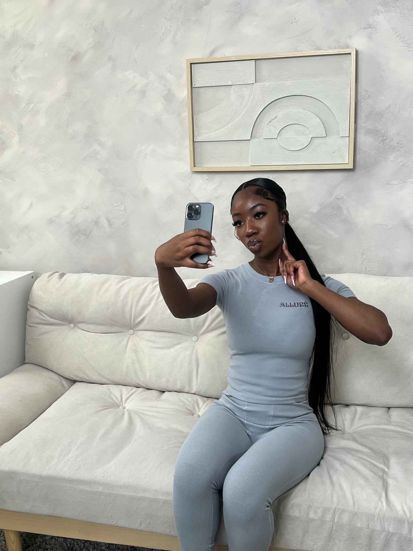 Grey Serene Lounge Set